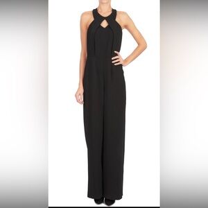 BCBGeneration Black Halter Jumpsuit